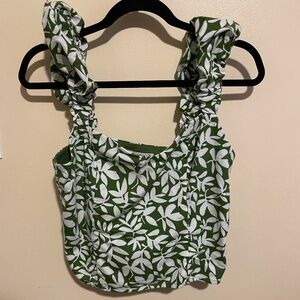 Abercrombie & Fitch Womens Medium Patterned Tank Top